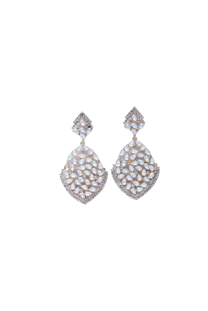 Namokriti Glam Stone-Studded Earrings – Sparkle Boldly at Every Occasion